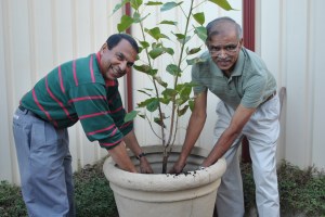 The volunteers on Sunday, 28th of April 2013 at Patacara Bhikkhuni Hermitage.