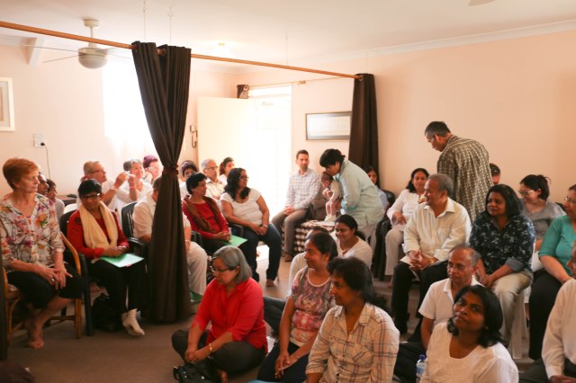 Inside the Sala of Patacara Bhikkhuni Hermitage at the End of Rains Cloth Offering Ceremony, 31st October 2015. Photo by Zor.