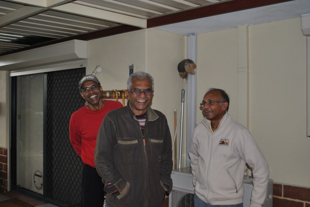 Why are they laughing? If you want to know, you need to join the V Team at Patacara Bhikkhuni Hermitage. Photo by Manora and Havindra on 15th May 2016.