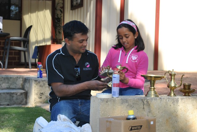 The volunteers on 22nd October 2016 at Patacara Bhikkhuni Hermitage.