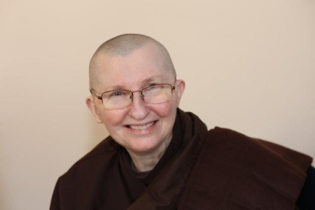 Ayya Vayama Bhikkhuni inside the Sala of Patacara Bhikkhuni Hermitage during the End of Rains Cloth Offering Ceremony on Sunday, 30th October 2016. Photo by Zor